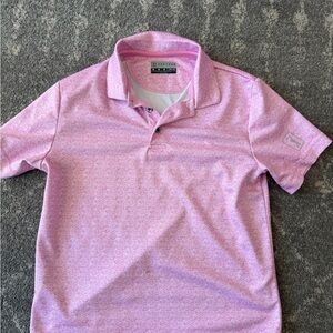 Pink Polo Golf Shirt- boys medium